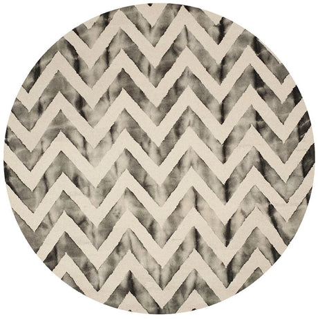 Safavieh Dip Dye Ddy715D Ivory / Charcoal Rugs - Safavieh - ddy715d - 7r