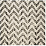 Safavieh Dip Dye Ddy715D Ivory / Charcoal Rugs - Safavieh - ddy715d - 7sq