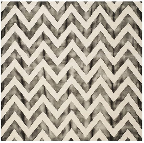 Safavieh Dip Dye Ddy715D Ivory / Charcoal Rugs - Safavieh - ddy715d - 7sq