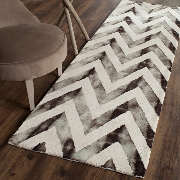 Safavieh Dip Dye Ddy715D Ivory / Charcoal Rugs - Safavieh - ddy715d - 7sq