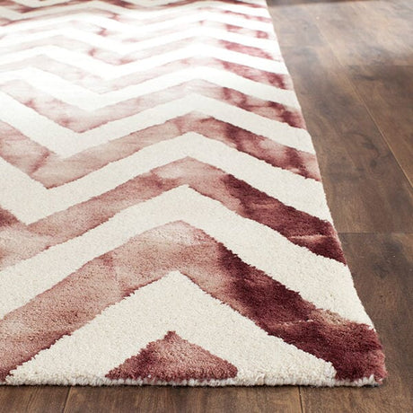 Safavieh Dip Dye Ddy715I Ivory / Maroon Rugs - Safavieh - ddy715i - 2