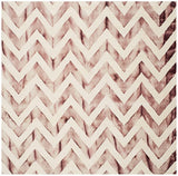 Safavieh Dip Dye Ddy715I Ivory / Maroon Rugs - Safavieh - ddy715i - 7sq