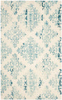 Safavieh Dip Dye Ddy720Q Ivory / Light Blue Rugs - Safavieh - ddy720q - 2