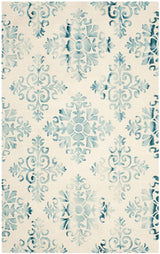 Safavieh Dip Dye Ddy720Q Ivory / Light Blue Rugs - Safavieh - ddy720q - 2