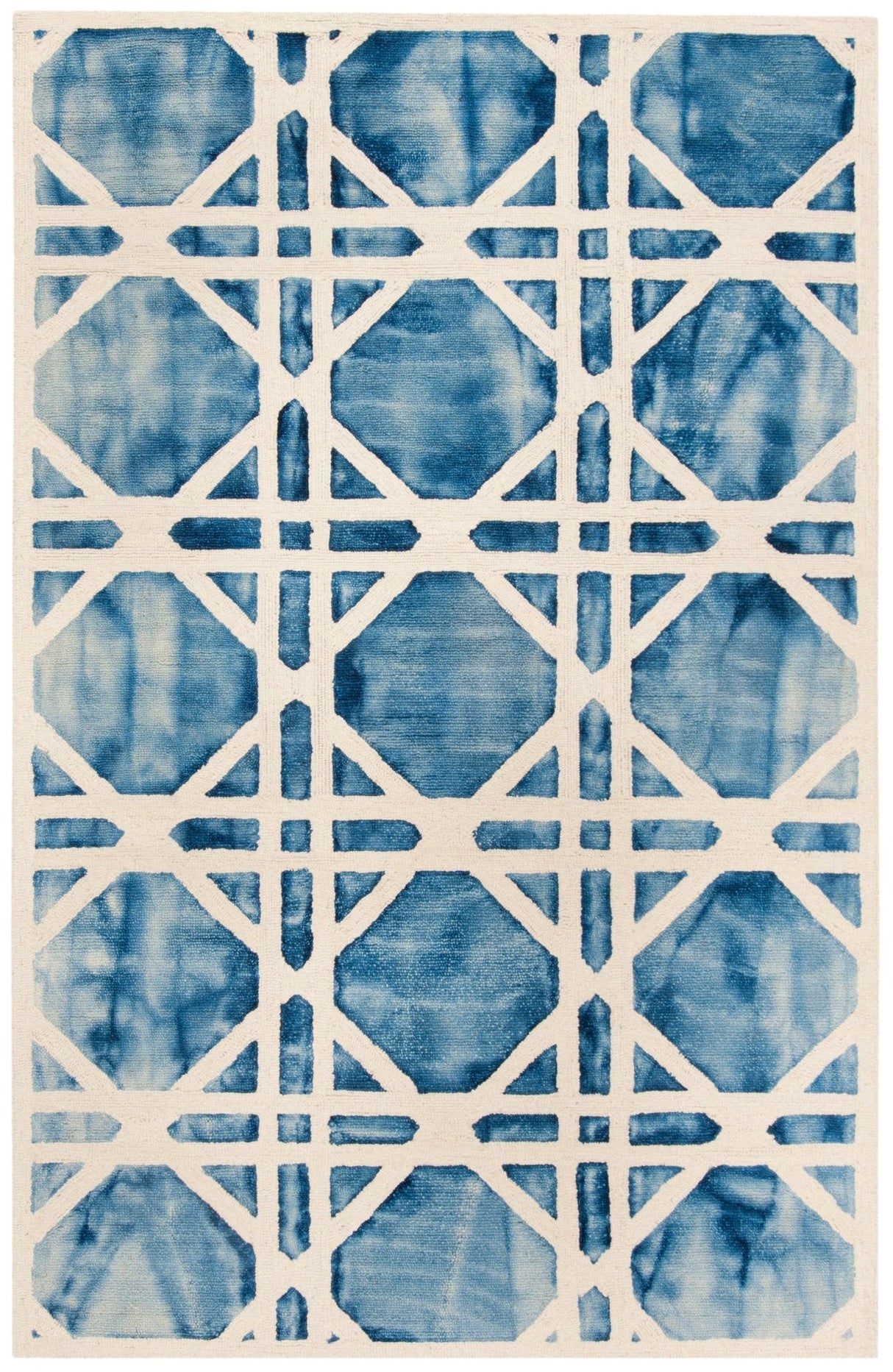 Safavieh Dip Dye Ddy721M Ivory/Blue Rug - Safavieh - ddy721m - 2