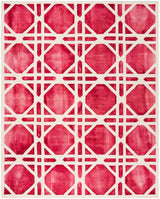 Safavieh Dip Dye Ddy721Q Ivory/Red Rug - Safavieh - ddy721q - 26