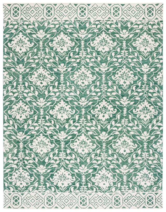 Safavieh Dip Dye Ddy901Y Dark Green/Ivory Rug - Safavieh - ddy901y - 7r