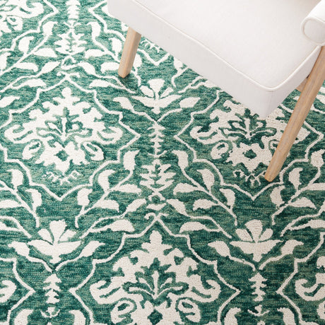 Safavieh Dip Dye Ddy901Y Dark Green/Ivory Rug - Safavieh - ddy901y - 7r
