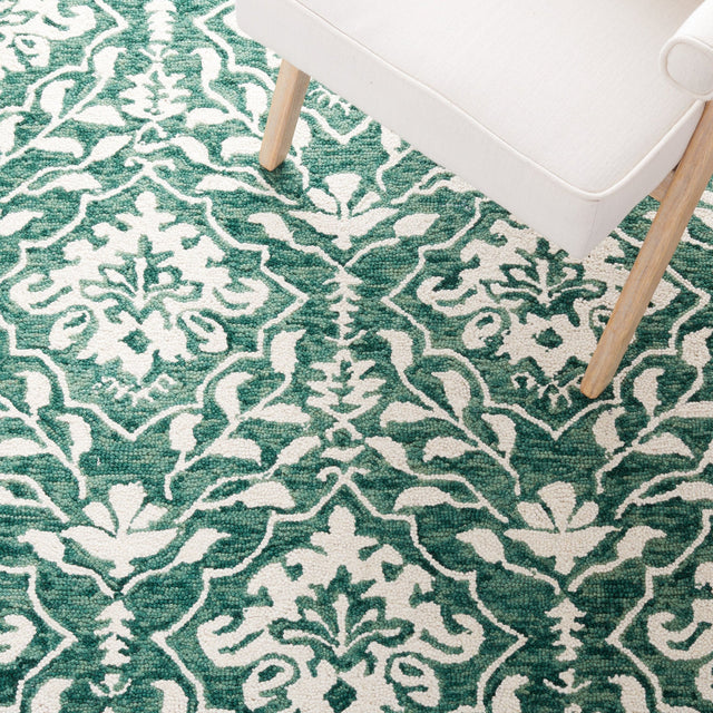 Safavieh Dip Dye Ddy901Y Dark Green/Ivory Rug - Safavieh - ddy901y - 7r