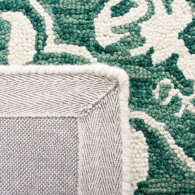 Safavieh Dip Dye Ddy901Y Dark Green/Ivory Rug - Safavieh - ddy901y - 7r