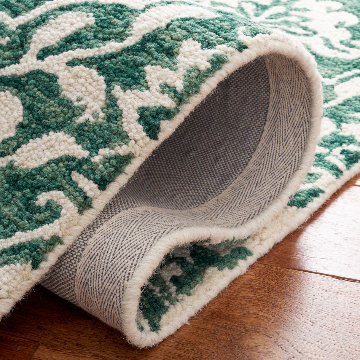 Safavieh Dip Dye Ddy901Y Dark Green/Ivory Rug - Safavieh - ddy901y - 7r