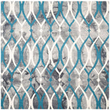 Safavieh Dip Dyed Ddy534J Grey / Ivory Blue Rugs - Safavieh - ddy534j - 5sq