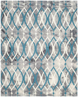 Safavieh Dip Dyed Ddy534J Grey / Ivory Blue Rugs - Safavieh - ddy534j - 7r