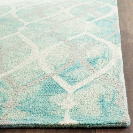 Safavieh Dip Dyed Ddy534Q Green / Ivory Grey Rugs - Safavieh - ddy534q - 2