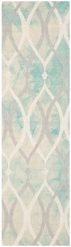 Safavieh Dip Dyed Ddy534Q Green / Ivory Grey Rugs - Safavieh - ddy534q - 26