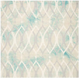 Safavieh Dip Dyed Ddy534Q Green / Ivory Grey Rugs - Safavieh - ddy534q - 7sq