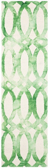 Safavieh Dip Dyed Ddy675B Ivory / Green Rugs - Safavieh - ddy675b - 26