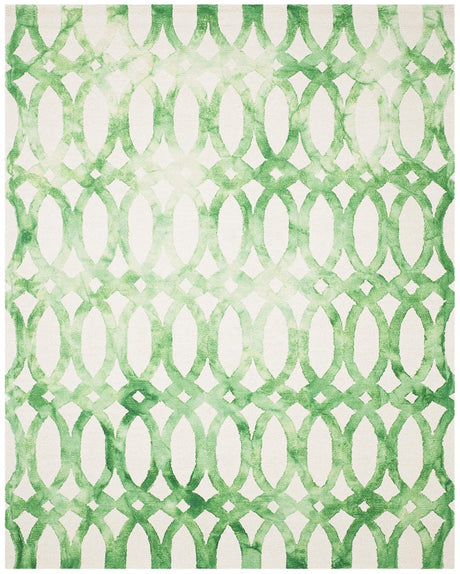 Safavieh Dip Dyed Ddy675B Ivory / Green Rugs - Safavieh - ddy675b - 7r
