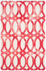 Safavieh Dip Dyed Ddy675C Ivory / Red Rugs - Safavieh - ddy675c - 2