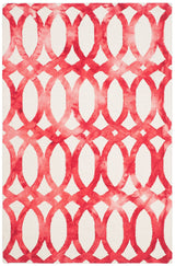 Safavieh Dip Dyed Ddy675C Ivory / Red Rugs - Safavieh - ddy675c - 2