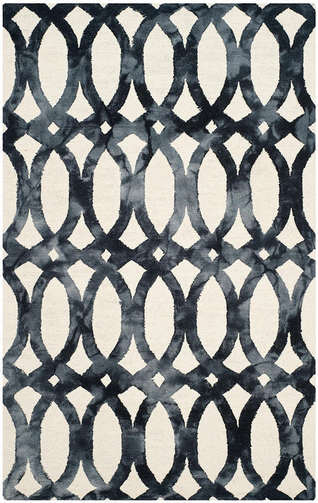 Safavieh Dip Dyed Ddy675D Ivory / Graphite Rugs - Safavieh - ddy675d - 2