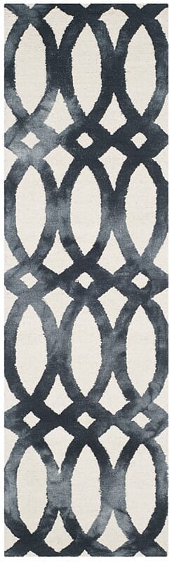 Safavieh Dip Dyed Ddy675D Ivory / Graphite Rugs - Safavieh - ddy675d - 210