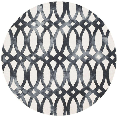 Safavieh Dip Dyed Ddy675D Ivory / Graphite Rugs - Safavieh - ddy675d - 5r