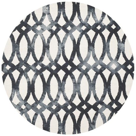 Safavieh Dip Dyed Ddy675D Ivory / Graphite Rugs - Safavieh - ddy675d - 7r