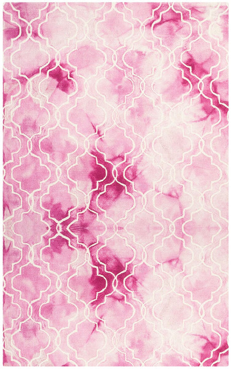 Safavieh Dip Dyed Ddy676N Rose / Ivory Rugs - Safavieh - ddy676n - 2