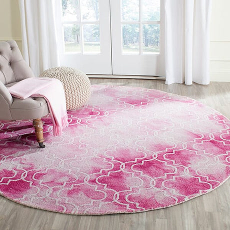 Safavieh Dip Dyed Ddy676N Rose / Ivory Rugs - Safavieh - ddy676n - 2