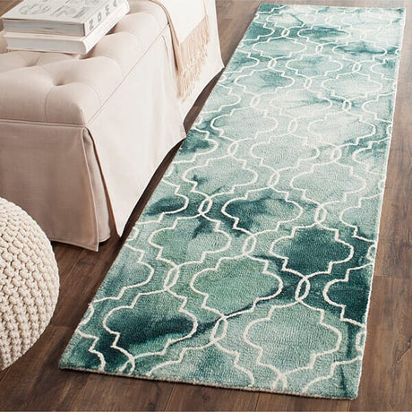 Safavieh Dip Dyed Ddy676Q Green / Ivory Rugs - Safavieh - ddy676q - 2