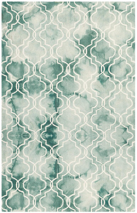 Safavieh Dip Dyed Ddy676Q Green / Ivory Rugs - Safavieh - ddy676q - 2