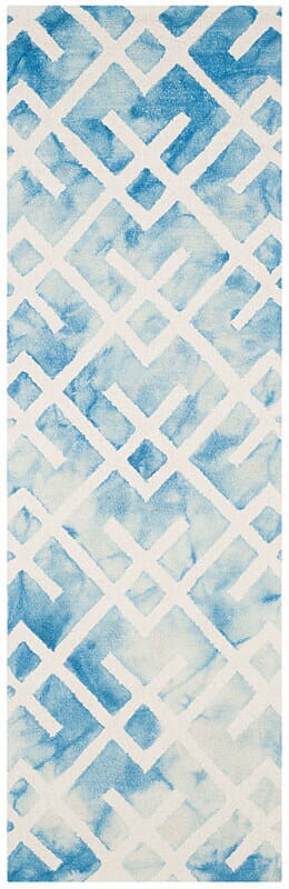 Safavieh Dip Dyed Ddy677G Blue / Ivory Rugs - Safavieh - ddy677g - 26