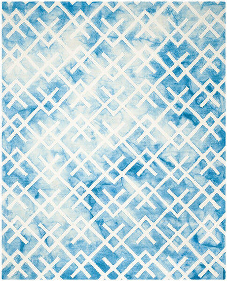 Safavieh Dip Dyed Ddy677G Blue / Ivory Rugs - Safavieh - ddy677g - 5r