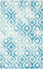 Safavieh Dip Dyed Ddy679A Ivory / Blue Rugs - Safavieh - ddy679a - 2