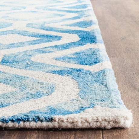 Safavieh Dip Dyed Ddy679A Ivory / Blue Rugs - Safavieh - ddy679a - 2