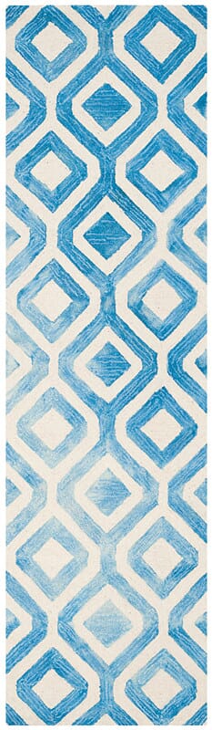 Safavieh Dip Dyed Ddy679A Ivory / Blue Rugs - Safavieh - ddy679a - 26