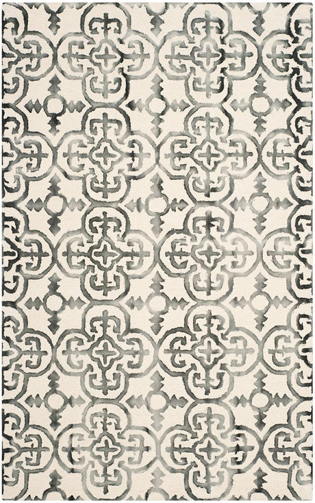Safavieh Dip Dyed Ddy711D Ivory / Charcoal Rugs - Safavieh - ddy711d - 2