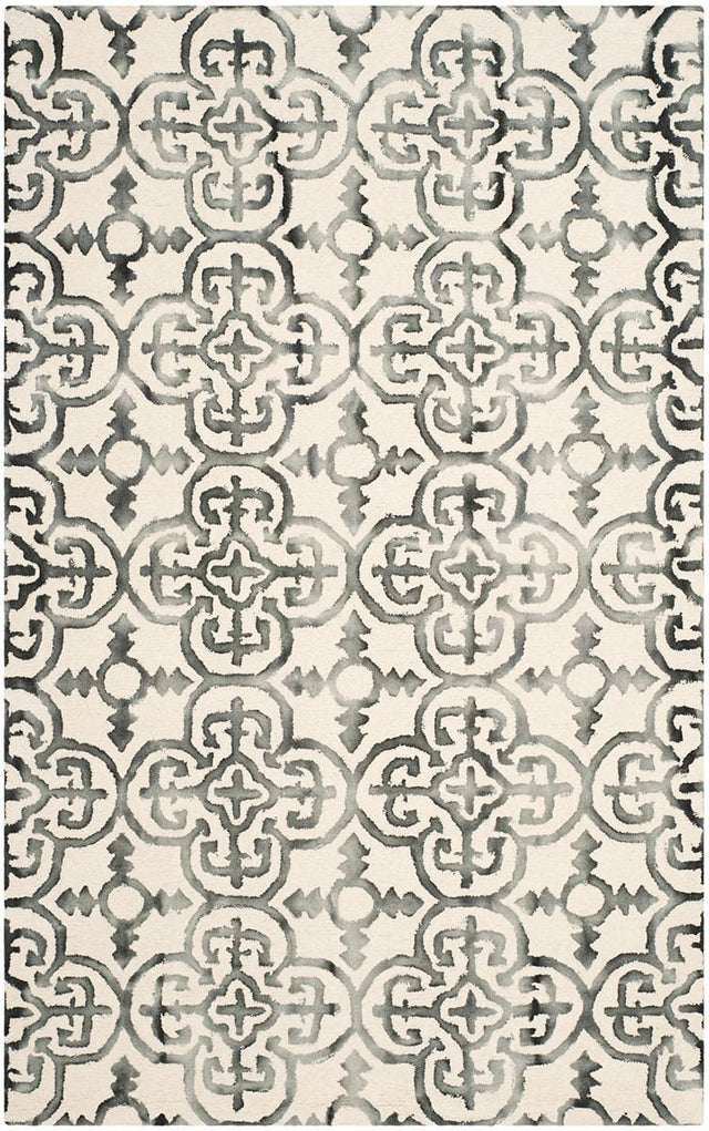 Safavieh Dip Dyed Ddy711D Ivory / Charcoal Rugs - Safavieh - ddy711d - 2