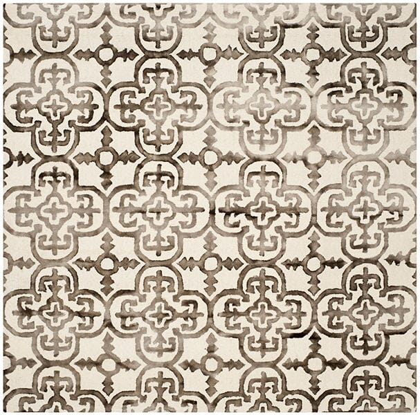 Safavieh Dip Dyed Ddy711F Ivory / Brown Rugs - Safavieh - ddy711f - 7sq