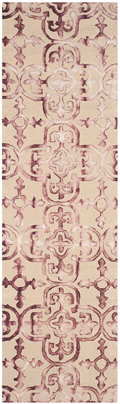Safavieh Dip Dyed Ddy711G Beige / Maroon Rugs - Safavieh - ddy711g - 26