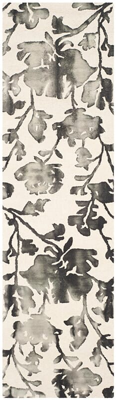 Safavieh Dip Dyed Ddy716D Ivory / Charcoal Rugs - Safavieh - ddy716d - 26