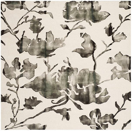 Safavieh Dip Dyed Ddy716D Ivory / Charcoal Rugs - Safavieh - ddy716d - 7sq