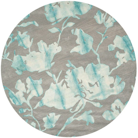 Safavieh Dip Dyed Ddy716L Grey / Turquoise Rugs - Safavieh - ddy716l - 7r