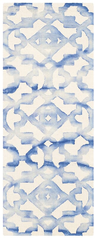 Safavieh Dip Dyed Ddy717A Ivory / Blue Rugs - Safavieh - ddy717a - 26