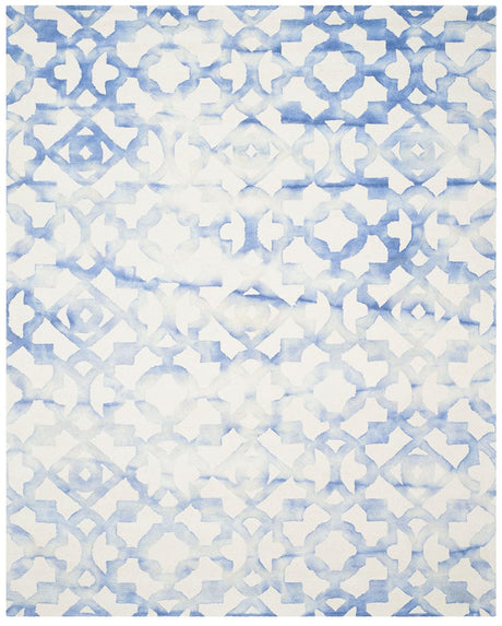 Safavieh Dip Dyed Ddy717A Ivory / Blue Rugs - Safavieh - ddy717a - 7r