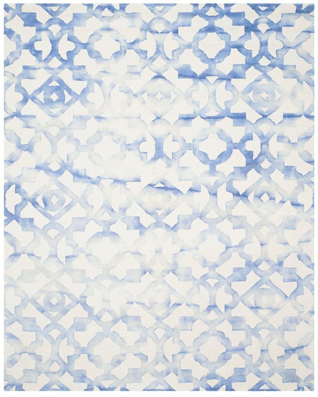 Safavieh Dip Dyed Ddy717A Ivory / Blue Rugs - Safavieh - ddy717a - 7r