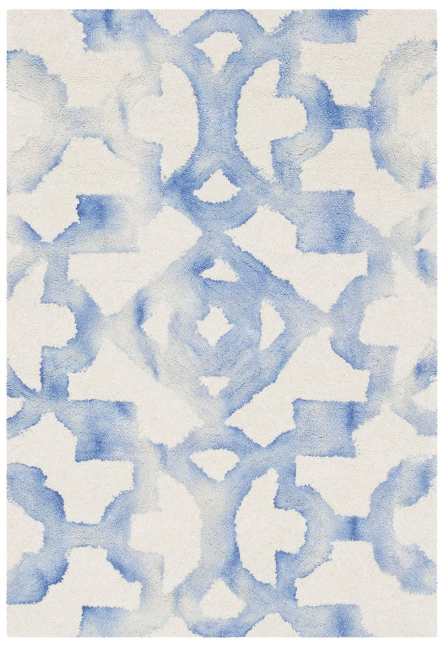 Safavieh Dip Dyed Ddy717A Ivory / Blue Rugs - Safavieh - ddy717a - 7r