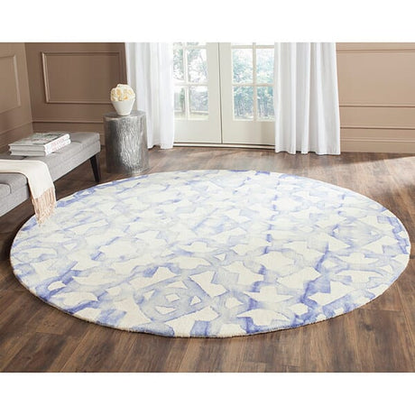 Safavieh Dip Dyed Ddy717A Ivory / Blue Rugs - Safavieh - ddy717a - 7sq