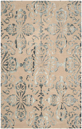 Safavieh Dip Dyed Ddy719M Camel / Grey Rugs - Safavieh - ddy719m - 2